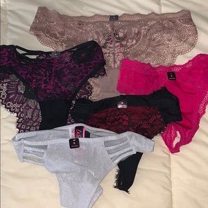 5 Piece Panty Bundle set from La Senza Size M